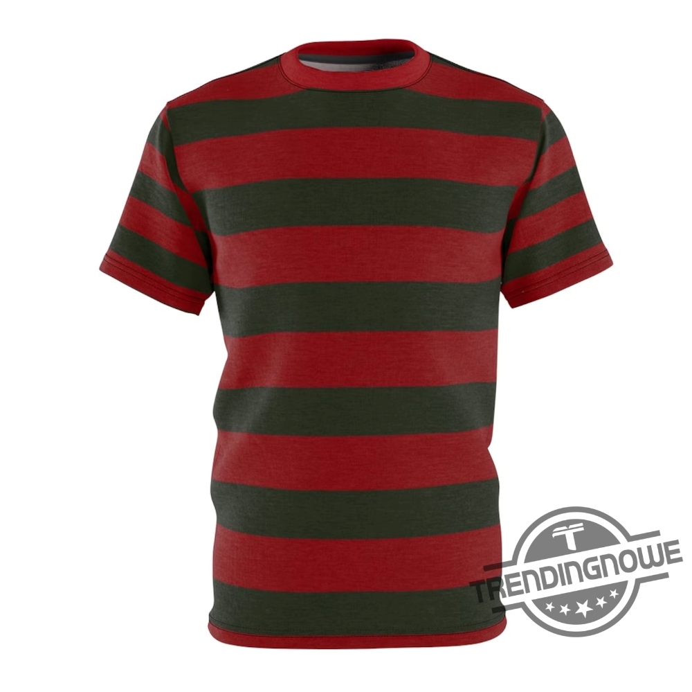 Freddy Krueger Shirt 3D Cosplay Shirt Olive And Red Stripe Elm Street inspired Shirt Wicking Shirt 8 Freddy Krueger Shirt 3D Cosplay Shirt Olive And Red Stripe Elm Street inspired Shirt Wicking Shirt trendingnowe.com 2