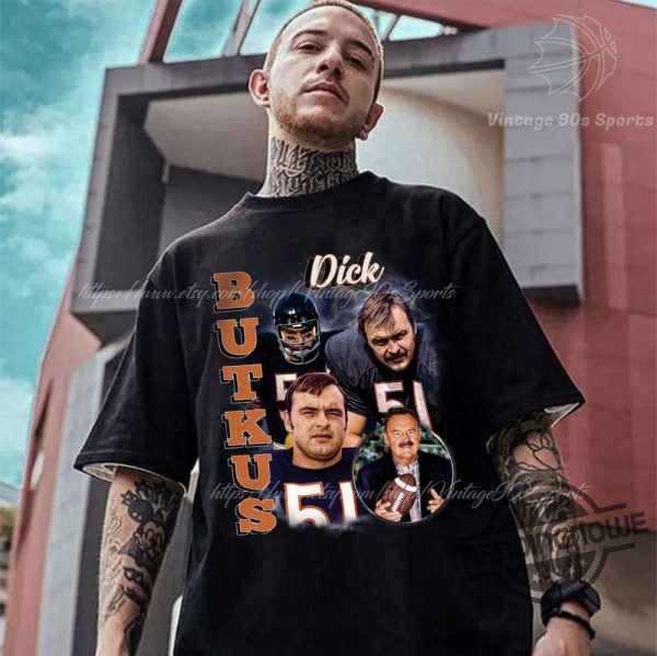 Dick Butkus Shirt Chicago Football Shirt Dick Butkus Football Shirt Football Gifts Sweatshirt Hoodie trendingnowe.com 1