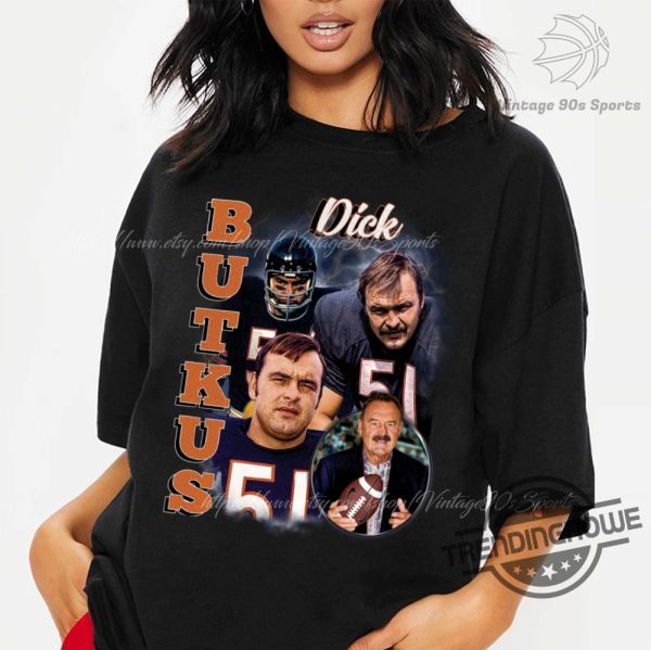 Dick Butkus Shirt Chicago Football Shirt Dick Butkus Football Shirt Football Gifts Sweatshirt Hoodie trendingnowe.com 2