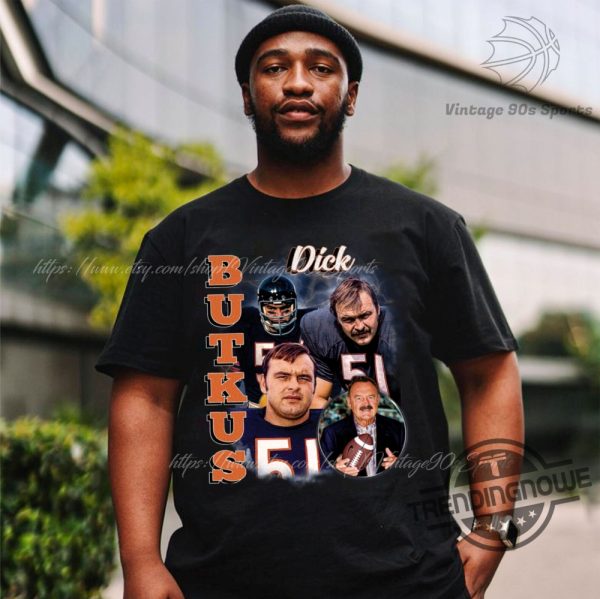 Dick Butkus Shirt Chicago Football Shirt Dick Butkus Football Shirt Football Gifts Sweatshirt Hoodie trendingnowe.com 3