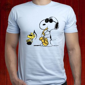 Saxophone Snoopy Tshirt Jazz Snoopy T Shirt Woodstock Tshirt Peanuts Shirt Snoopy Tee Charlie Brown Tshirt Snoopy Christmas Sweatshirt Charlie Brown Shirt Snoopy Shirt Womens revetee 2