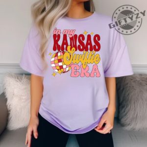 In My Kansas Swifty Era Shirt Kansas City Football Sweatshirt Nfl Kansas City Football Hoodie Kansas City Tshirt Nfl Fan Gift giftyzy 2