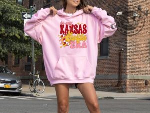 In My Kansas Swifty Era Shirt Kansas City Football Sweatshirt Nfl Kansas City Football Hoodie Kansas City Tshirt Nfl Fan Gift giftyzy 4