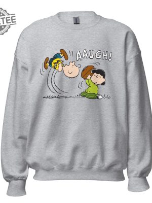 Peanuts Aaugh Sweatshirt Aaugh Pattern Charlie Brown Charlie Brown Tee Shirt Charlie Brown Shirts Unique revetee 3