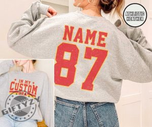 In My Custom Era Personalized Shirt Travis Kelce Sweatshirt America Football Tshirt Football Fan Gifts The Eras Tour Hoodie In My Kc Chief Era Shirt giftyzy 3 1