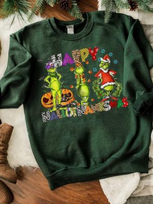 Halloween Thanksgiving Christmas Shirt Happy Hallothanksmas Sweatshirts Canadian Thanksgiving Funny Thanksgiving Shirts Boys Thanksgiving Shirt Hallothanksmas Shirt New revetee 4