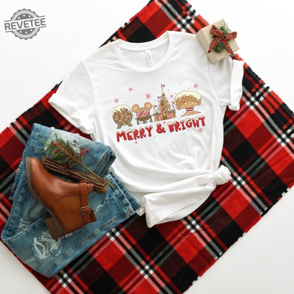 Disney Epcot Christmas Shirt Merry And Bright Shirt Mickey Mouse First Birthday Shirt Mickey Mouse Tshirt Mickey Mouse Costume Mickey Mouse Sweatshirt Mickey Christmas Shirt revetee 1