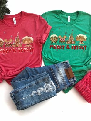 Disney Epcot Christmas Shirt Merry And Bright Shirt Mickey Mouse First Birthday Shirt Mickey Mouse Tshirt Mickey Mouse Costume Mickey Mouse Sweatshirt Mickey Christmas Shirt revetee 2