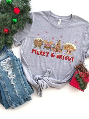 Disney Epcot Christmas Shirt Merry And Bright Shirt Mickey Mouse First Birthday Shirt Mickey Mouse Tshirt Mickey Mouse Costume Mickey Mouse Sweatshirt Mickey Christmas Shirt revetee 3