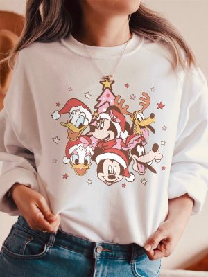 Vintage Mickey And Friends Christmas Sweatshirt Mickey Mouse First Birthday Shirt Mickey Mouse Tshirt Mickey Mouse Costume Mickey Mouse Sweatshirt Mickey Christmas Shirt revetee 2