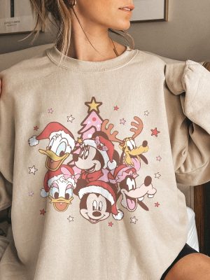 Vintage Mickey And Friends Christmas Sweatshirt Mickey Mouse First Birthday Shirt Mickey Mouse Tshirt Mickey Mouse Costume Mickey Mouse Sweatshirt Mickey Christmas Shirt revetee 3