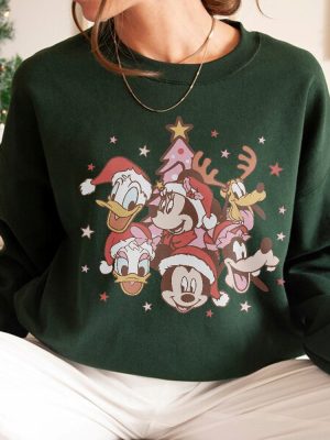 Vintage Mickey And Friends Christmas Sweatshirt Mickey Mouse First Birthday Shirt Mickey Mouse Tshirt Mickey Mouse Costume Mickey Mouse Sweatshirt Mickey Christmas Shirt revetee 4