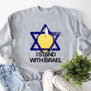 I Stand With Israel Shirt Sweatshirt Israel Strong Shirt Peace In Israel Tee Stand With Israel Shirt Israel Support Shirt Israel Love T Shirt trendingnowe.com 3