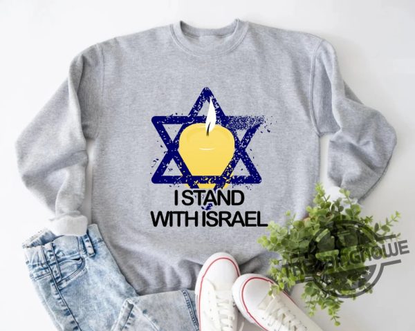 I Stand With Israel Shirt Sweatshirt Israel Strong Shirt Peace In Israel Tee Stand With Israel Shirt Israel Support Shirt Israel Love T Shirt trendingnowe.com 3