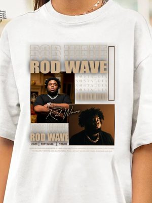 Rod Wave Nostalgia 2023 Rap Music Sweatshirt Retro Tour Nostalgia 2023 Rod Wave Nostalgia Tour Rod Wave.Com Rod Wave Nostalgia Tour Rod Wave Shirt Rod Wave Merch revetee 3