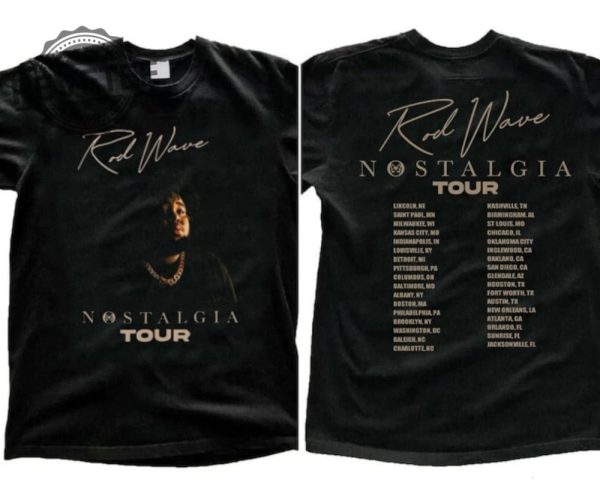 Retro Nostalgia Tour 2023 Sweatshirt Rod Wave Nostalgia Tour Rod Wave.Com Rod Wave Nostalgia Tour Rod Wave Shirt Rod Wave Merch Rod Wave Tour 2023 2019 Rod Wave Lyrics revetee 1