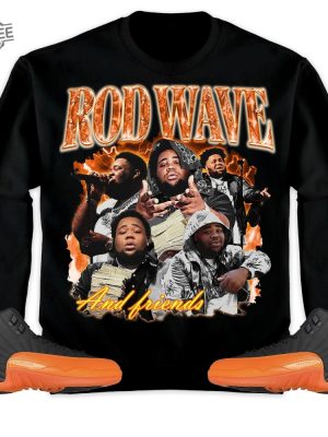 Jordan 12 Brilliant Orange Unisex Shirt Rod Wave Nostalgia Tour Rod Wave.Com Rod Wave Nostalgia Tour Rod Wave Shirt Rod Wave Merch Rod Wave Tour 2023 2019 Rod Wave Lyrics revetee 3