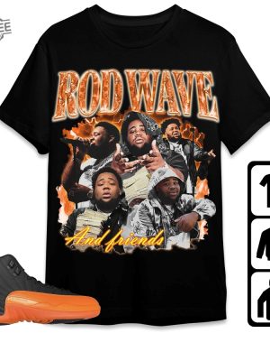 Jordan 12 Brilliant Orange Unisex Shirt Rod Wave Nostalgia Tour Rod Wave.Com Rod Wave Nostalgia Tour Rod Wave Shirt Rod Wave Merch Rod Wave Tour 2023 2019 Rod Wave Lyrics revetee 5