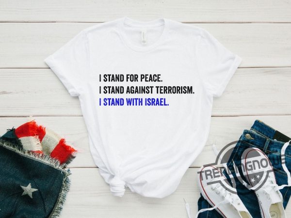 Stand With Israel Shirt Jewish Shirt Hebrew T Shirt Jewish Gift Jewish T Shirt Israel Shirt Free Palestine Shirt Under Attack Shirt trendingnowe.com 2