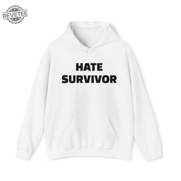 Hate Survivor Drake Unisex 100 Hoodie Hooded Sweatshirt Long Sleeve Shirt Unique revetee 2