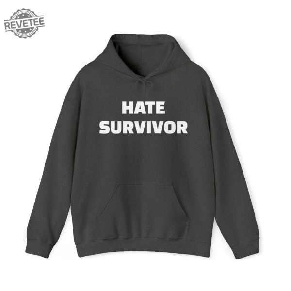 Hate Survivor Drake Unisex 100 Hoodie Hooded Sweatshirt Long Sleeve Shirt Unique revetee 5