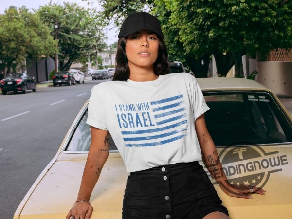 Israel Shirt Stand With Israel Jewish Shirt Israeli Tee Hebrew T Shirt Jewish Gift Free Palestine Shirt Under Attack trendingnowe.com 1