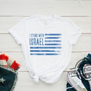 Israel Shirt Stand With Israel Jewish Shirt Israeli Tee Hebrew T Shirt Jewish Gift Free Palestine Shirt Under Attack trendingnowe.com 2