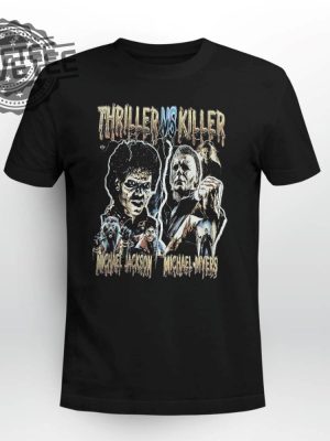 Michael Jackson Michael Myers Thriller Vs Killer Shirt Michael Jackson Michael Myers Thriller Vs Killer Shirt Unique revetee 2