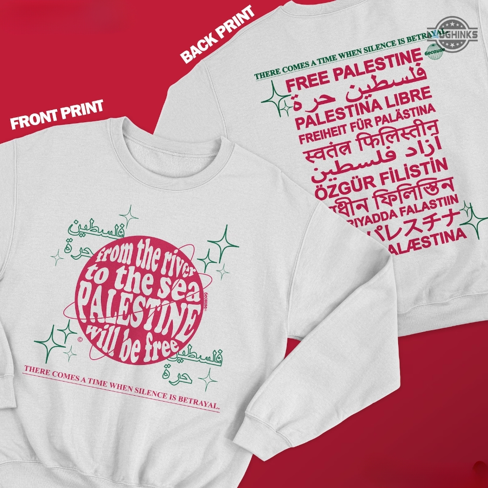 I Stand With Palestine Shirt Sweatshirt Hoodie Mens Womens Kids Israel Palestine Conflict 2023 Shirts Stop War Hamas Gaza Strip Tshirt Free Palestine Crew Neck Shirt