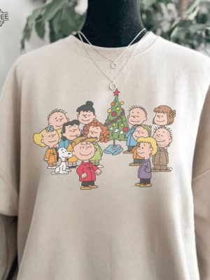 Vintage Charlie Brown Christmas Sweatshirt Christmas Sweatshirt Retro Vintage Sweatshirt Embroidered Snoopy Sweatshirt Snoopy Christmas Sweatshirt Peanuts Hoodie revetee 2