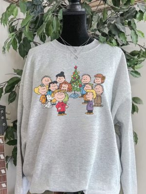 Vintage Charlie Brown Christmas Sweatshirt Christmas Sweatshirt Retro Vintage Sweatshirt Embroidered Snoopy Sweatshirt Snoopy Christmas Sweatshirt Peanuts Hoodie revetee 3