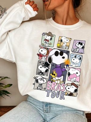 The Snoopy Taylor Swift Era Tour Sweatshirt Hoodie Tshirt Taylors Version Shirt 1989 Crewneck Swiftie Merch revetee 2