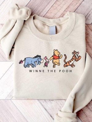 Winnie The Pooh And Friends Sweatshirt Vintage Winnie The Pooh Sweatshirt Pooh Bear Sweatshirt Disneyworld Family Matching Sweatshirt revetee 2