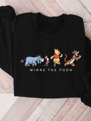 Winnie The Pooh And Friends Sweatshirt Vintage Winnie The Pooh Sweatshirt Pooh Bear Sweatshirt Disneyworld Family Matching Sweatshirt revetee 4