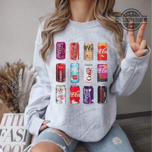 vintage coca cola sweatshirt tshirt hoodie mens womens kids red coca cola diet coke pop soda energy drink shirts coca cola can collection t shirt funny gift laughinks 2