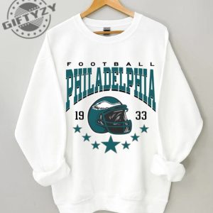 Philadelphia Football Shirt Vintage Style Philadelphia Football Crewneck Sweatshirt Football Hoodie Philadelphia Unisex Tshirt Football Gifts Shirt giftyzy 4