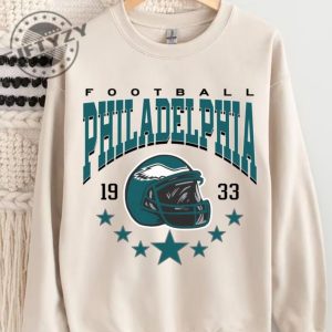 Philadelphia Football Shirt Vintage Style Philadelphia Football Crewneck Sweatshirt Football Hoodie Philadelphia Unisex Tshirt Football Gifts Shirt giftyzy 5
