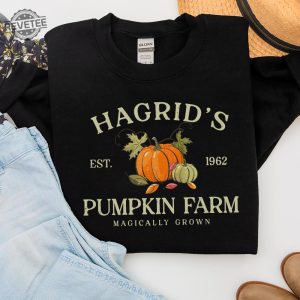 Hagrids Pumpkin Patch Sweatshirt Pumpkin Patch Shirt Fall Sweatshirt Hp Fan Gift Potterhead Gift Wizard Tee Fall Shirt Halloween Tee revetee 4