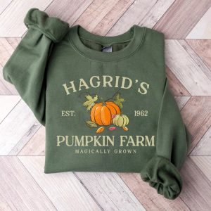 Hagrids Pumpkin Patch Sweatshirt Pumpkin Patch Shirt Fall Sweatshirt Hp Fan Gift Potterhead Gift Wizard Tee Fall Shirt Halloween Tee revetee 5