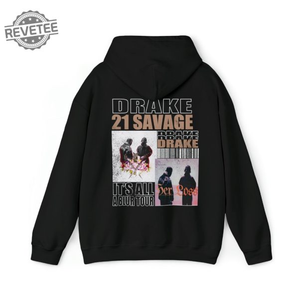 Drake Hoodie Drake Merch Drake 21 Savage Tour Drakes Album Shirt Drake Graphic Shirt Tee Drake Shirt Meme Its All A Blur Tour Hate Survivor Hoodie Drake revetee 1