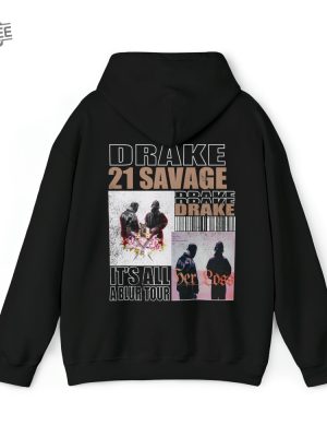 Drake Hoodie Drake Merch Drake 21 Savage Tour Drakes Album Shirt Drake Graphic Shirt Tee Drake Shirt Meme Its All A Blur Tour Hate Survivor Hoodie Drake revetee 3