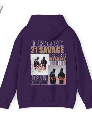 Drake Hoodie Drake Merch Drake 21 Savage Tour Drakes Album Shirt Drake Graphic Shirt Tee Drake Shirt Meme Its All A Blur Tour Hate Survivor Hoodie Drake revetee 5