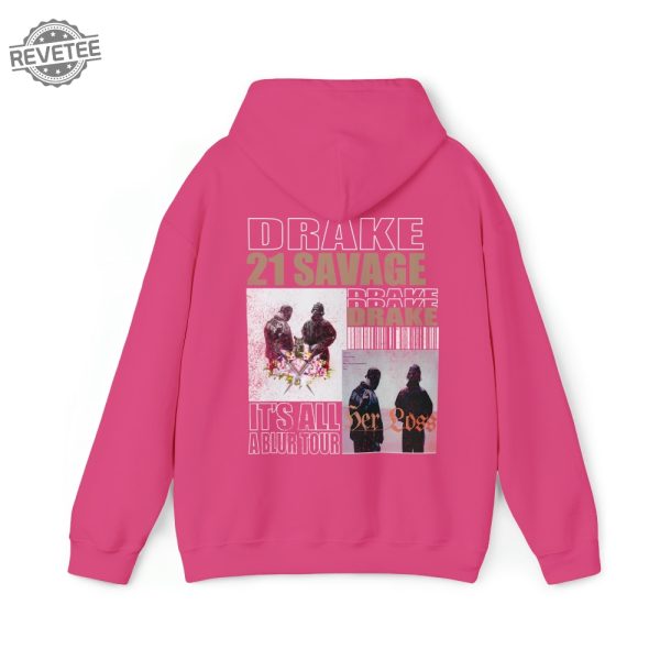 Drake Hoodie Drake Merch Drake 21 Savage Tour Drakes Album Shirt Drake Graphic Shirt Tee Drake Shirt Meme Its All A Blur Tour Hate Survivor Hoodie Drake revetee 7