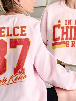 Retro In My Chiefs Era Shirt Vintage Travis Kelce Tshirt America Football Sweatshirt Football Fan Gifts Travis Kelce The Eras Tour revetee 3