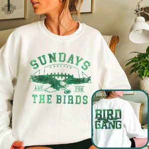 Black Eagles Sweatshirt Tshirt Hoodie Mens Womens Kids Weekends Coffee Eagles  Shirt Philadelphia Eagles Football T Shirt Bird Gang Sundays Are For The  Birds NEW - Laughinks