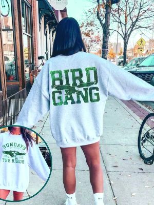 Philadelphia Football Sweatshirt Philadelphia Eagles Sweatshirt Sundays Are For The Birds Philadelphia Eagles Shirt Bird Gang Football Sunda revetee 4