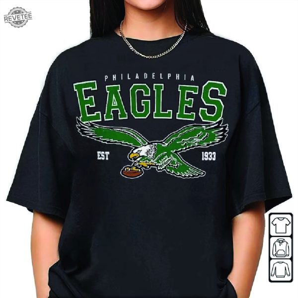 Philadelphia Eagle Football Shirt Sweatshirt Retro NFL Philly Football  T-Shirt Philadelphia Eagles Hoodie For Men Women - Trendingnowe