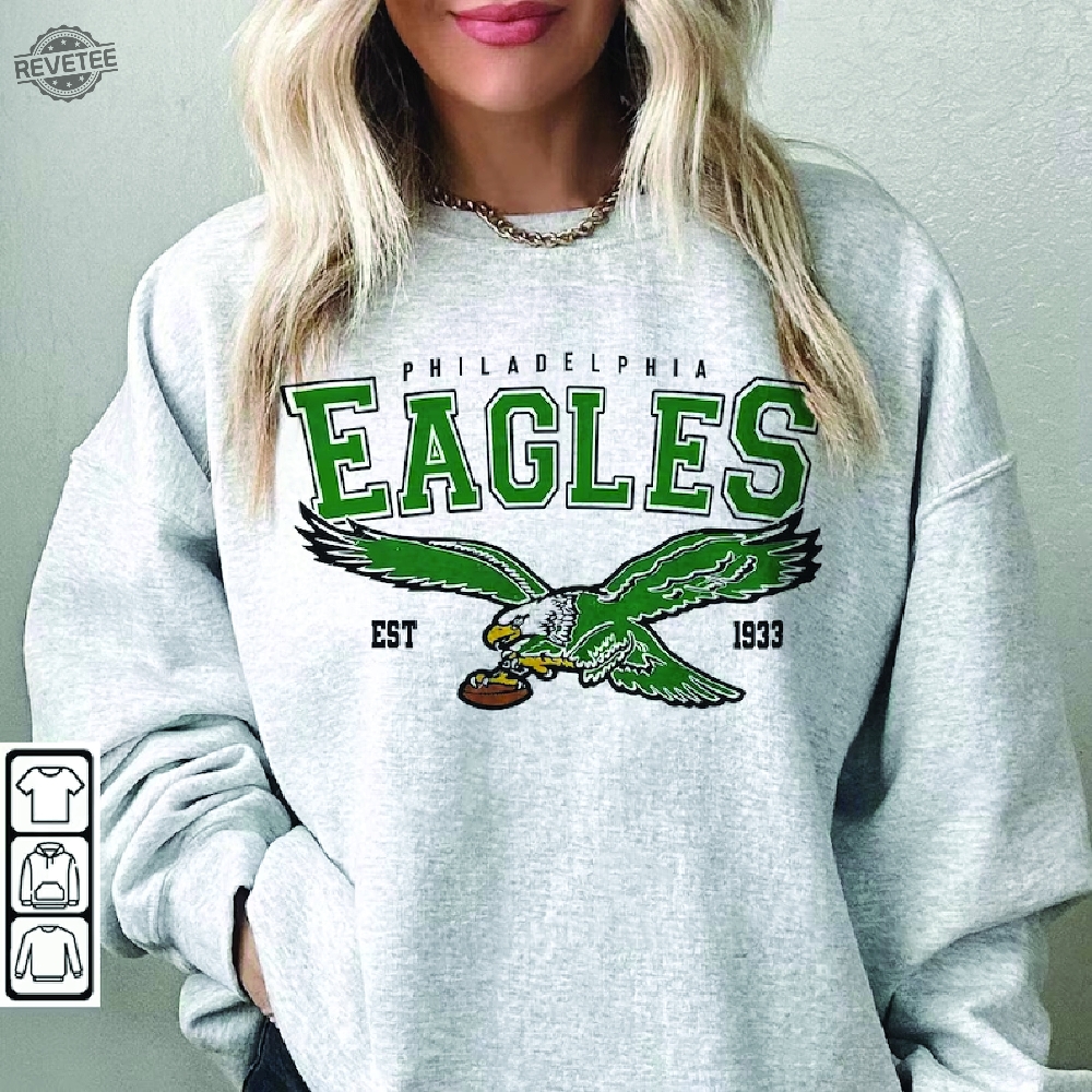Go Birds Vintage Eagles Sweatshirt, Philly Football Sweater, Gameday  Sweatshirt