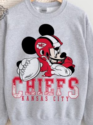 Customized Football Team Sweatshirt Choose Nfl Football Teams Inspired Mickey Mouse Shirt Game Day Shirt Football Season Shirt revetee 4