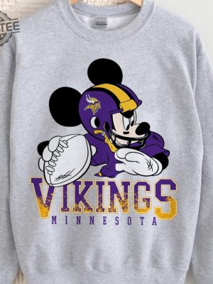 Customized Football Team Sweatshirt Choose Nfl Football Teams Inspired Mickey Mouse Shirt Game Day Shirt Football Season Shirt revetee 5